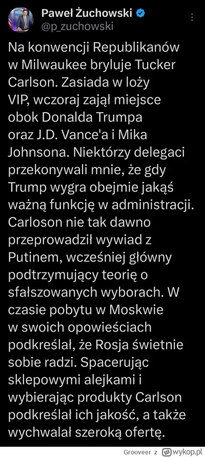 Grooveer - Ale jaja. Wszystko zaczyna się łączyć ze sobą. 
#usa #trump #polityka #ukr...