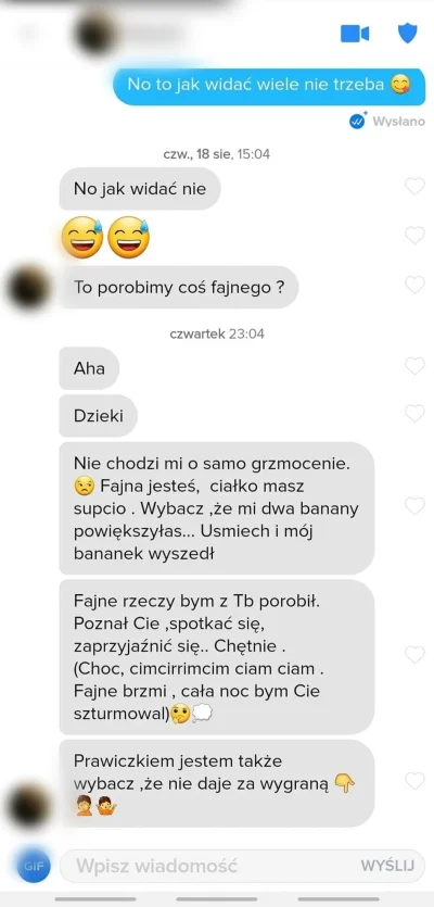 P.....k - #przegiolemco #heheszki #tinder