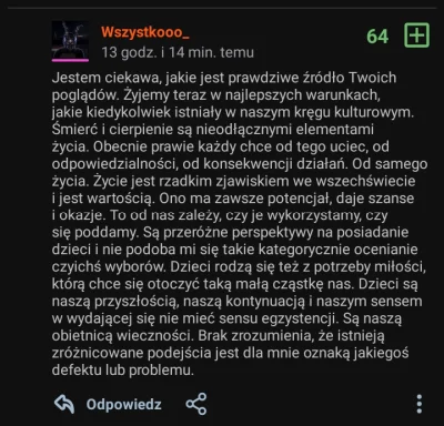 galek - Wypowiedzi natalistów jako żywo przypominają mi jakieś mowy religijne lub Gąd...