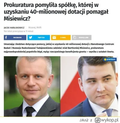 JAn2 - Wierzymy, że za Ziobra w prokuraturze pracują głównie idioci, ale nie aż tacy,...