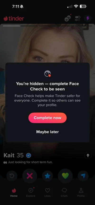 wojtek2221 - @wykopcel:  Jak jestes atrakcyjny to algorytm wymusza weryfikacje