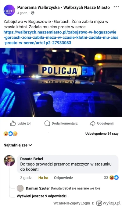 WcaleNieZajetyLogin - Kobieta zabiła mężczyznę, kogo wina? Oczywiście, że mężczyzn ( ...