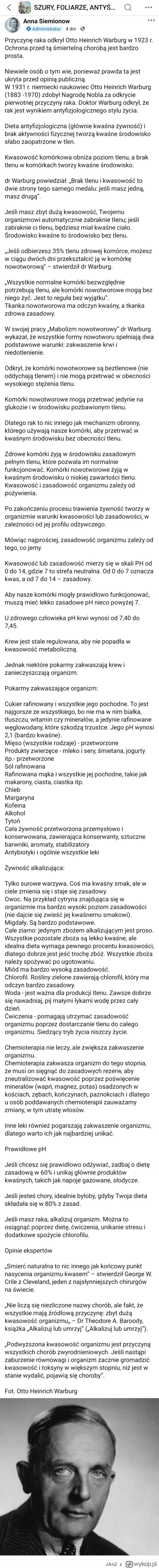 JAn2 - Po internecie krąży kolejny idiotyczny fake news odnośnie walki z rakiem (na z...