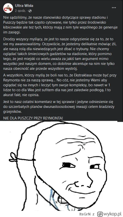 ItsGrN - Milicyjne kompleksiary z Myślenic dalej ciągną to swoje bulgotanie, o sytuac...