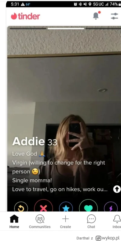 D.....l - Masz z tym jakiś problem #logikarozowychpaskow #tinder