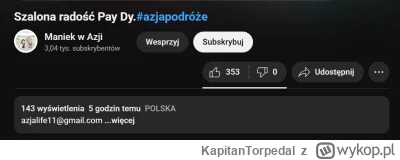 KapitanTorpedal - U rudego Izraelczyka pod najnowszym gniotem stosunek lajków do wyśw...