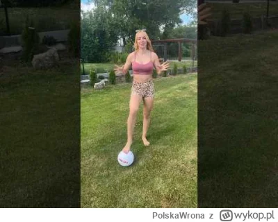 PolskaWrona - #famemma Marianna żongluje 100 razy #mecz