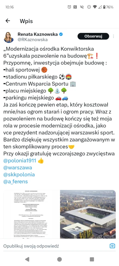 marcelus - Miasto #warszawa chce wydać miliony na budowę nowego stadionu #poloniawars...