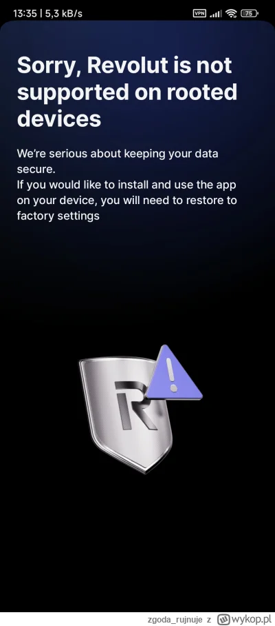 zgoda_rujnuje - #revolut 
Pomocy (╯︵╰,)