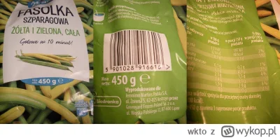 wkto - #listaproduktow
#fasolaszparagowamrozona cała, zmieszana żółta z zieloną Mroźn...