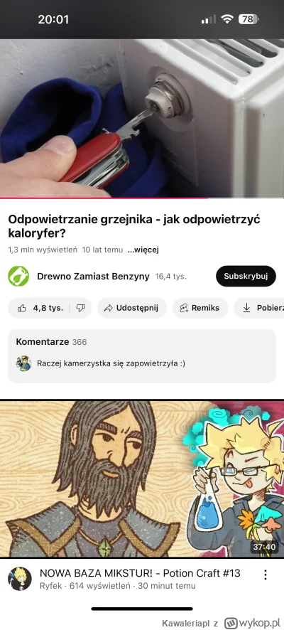 Kawaleriapl - @gorzki99 dobra a teraz wytłumacz mi jak mam tym co wysłałeś zastąpić t...