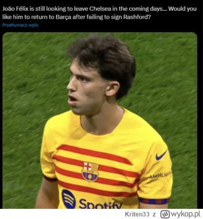 Kriten33 - Szczerze patrząc na to jaki biednych zmienników mamy i jak uboga jest lewa...