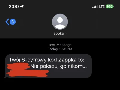 trippieseven - Ktoś też dostał taki SMS? Nie logowałem się ani nic nie robiłem w Żapp...