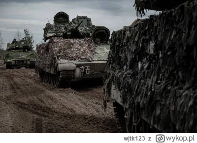 wjtk123 - Ukraińskie Bradleye wyglądają na w pełni przygotowane do działań bojowych. ...