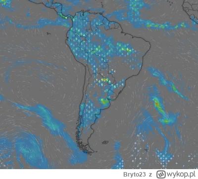 Bryto23 - Nieźle się tam bawią w Ameryce Południowej, burze na praktycznie połowie ko...