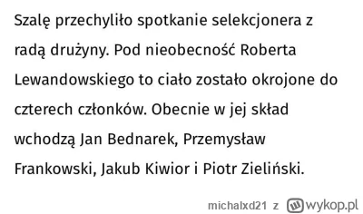 michalxd21 - Rada drużyny 2025: Lewandowski (nieaktualne), Bednarek, Frankowski, Kiwi...
