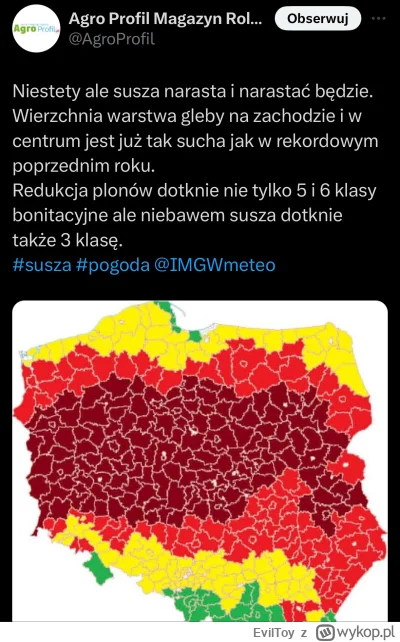 EvilToy - Bardzo im tak dobrze - niech ich globalne ocieplenie spali na wiór. Rolnicy...