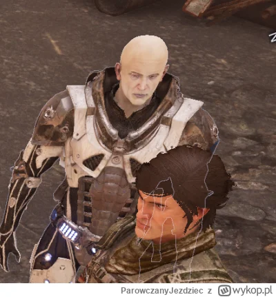 ParowczanyJezdziec - DOWÓD 1:
Łysy się gapi z obrzydzeniem ale i zainteresowaniem