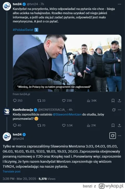 banzi - ( ͡° ͜ʖ ͡°)

https://x.com/rzep8/status/1902734672972456082

#polityka #bekaz...