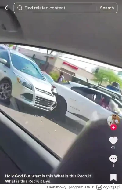 anonimowy_programista - Wypadek z udziałem Waymo i dwóch innych aut. Brak nagrani z m...