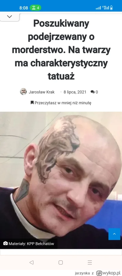 jarzynka - #tatuaze Ludzie z tatuażami na twarzy powinni być skazywani na ostracyzm s...