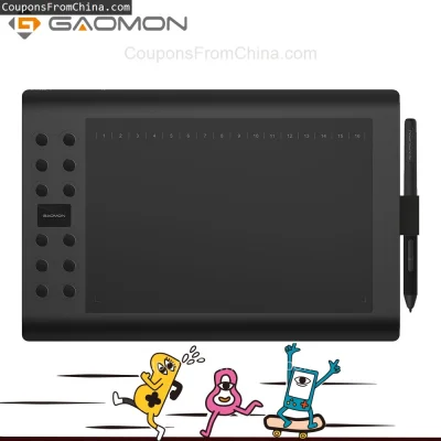 n____S - ❗ GAOMON M106K PRO Graphics Drawing Tablet [EU]
〽️ Cena: 41.10 USD (dotąd na...