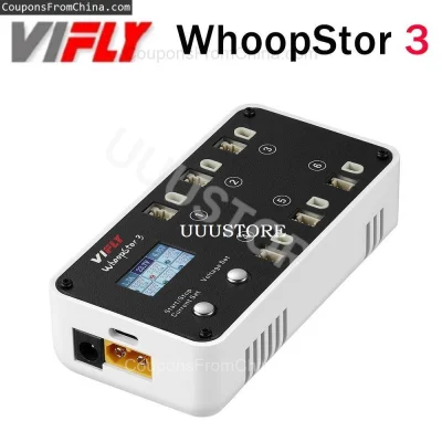 n____S - ❗ VIFLY WhoopStor 3 V3 6 Ports 1S RC Battery Charger
〽️ Cena: 29.14 USD (dot...