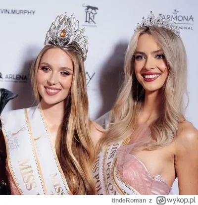t.....n - Jedna uśmiecha się bo właśnie została miss polski, druga uśmiecha się bo pr...