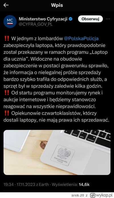 a.....0 - Macbook dla ucznia? (ʘ‿ʘ)
a gdzie takie rozdają?