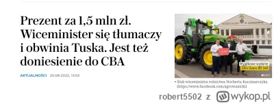 robert5502 - >podpowiem ci, że rolnicy głosujący na PiS, to nie ci sami którzy protes...