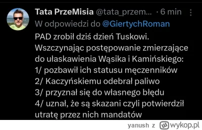 yanush - Do tego dodałbym jeszcze pkt:
5. Kaminski i Wąsik na wolności - mniejszy pro...