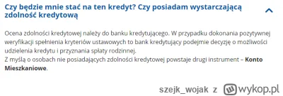 szejk_wojak - @ratelier: liczenie zdolności będzie zależeć od banku więc raczej na pe...