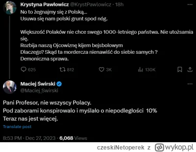 czeskiNetoperek - Spotkali się w święto o piątej przed kinem. Miejscowa Pawłowicz z t...