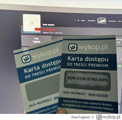 BasTajpan - Transmisja jest na wykop premium to macie jeden kodzik za free, a drugi w...