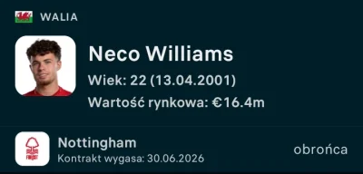 red7000 - Iñaki Williams
Nico Williams
Neco Williams

Wspaniała rodzina piłkarska. 3 ...