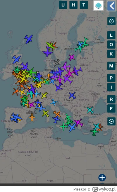 Pieskor - Jakieś cwiczenia nato dzisiaj? 
Same wojskowe samoloty :)

#adsb #flightrad...