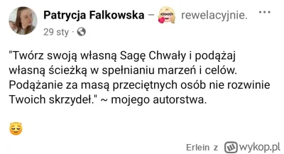 Erlein - Kobieta marzeń sebcela też mogłaby zostać trenerką rozwoju osobistego ( ͡° ͜...