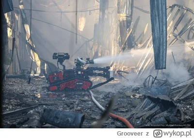 Grooveer - Fajny sprzęt ma straż. Robocik gaszący pożar.
#warszawa #marywilska
