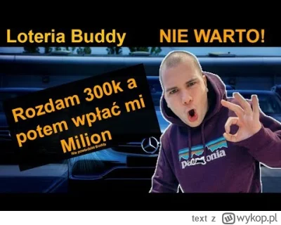 text - Ten materiał ciekawszy :)
:udzie się podniecają, że "wydał na widzów" z 1 mln,...