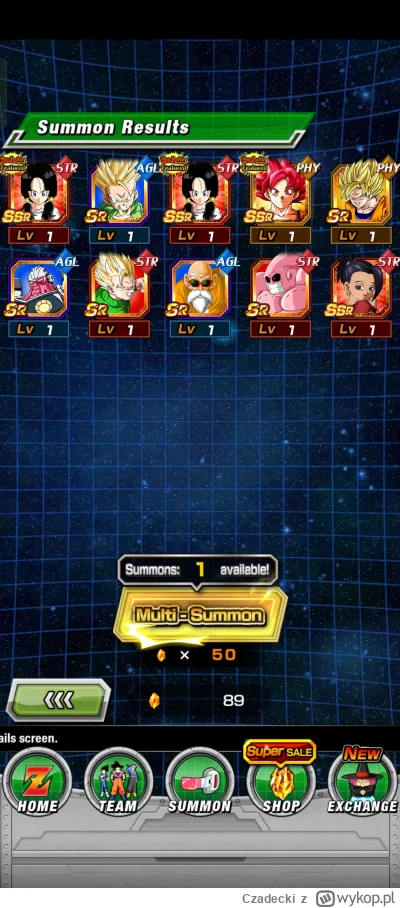 Czadecki - #dokkanbattle pierwszy i drugi summon - dokkan wie jak zachęcić do ponowne...