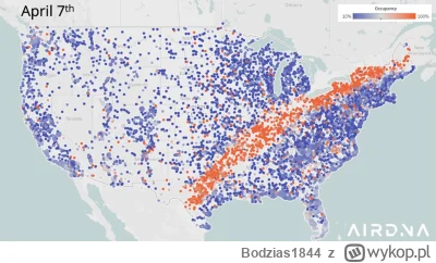 Bodzias1844 - Obłożenie, rezerwacje miejscówek na airbnb pokrywa się z "trasą" zaćmie...