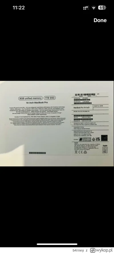 b4rney - #macbook warto brać ? Za 1300€ nowy w pudełku