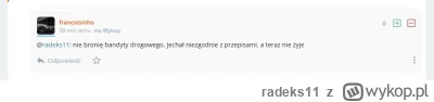 radeks11 - @francoisinho: 
widzę, że czytanie ze zrozumieniem u ciebie również kuleje...