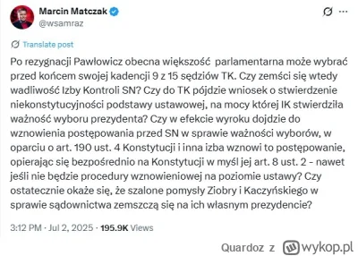 Quardoz - #polityka #wybory Wyśta się wyśmiewali a tu Tusk zaraz szachy 526 D zrobi i...