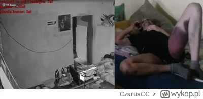 CzarusCC - #danielmagical kleksicki pomalował na wzór majuska nogi