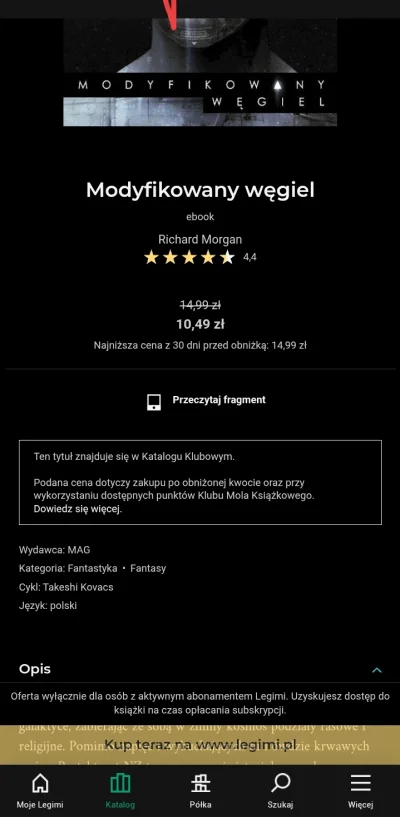 SystemHalted2_0 - Płac za #legimi w #play 35zł/mc, nielimitowana opcja.

Śmiech na sa...