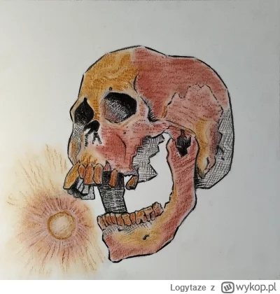 Logytaze - Dzisiaj dla odmiany węgiel i pastele. Zamierzam do końca miesiąca klepać k...