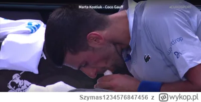 Szymas1234576847456 - Djokovic za każdym razem, gdy ma break point 
#tenis