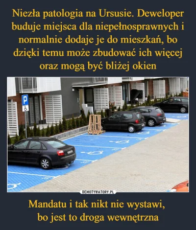 Tytanowy_Lucjan - Spoko, ale powinni im za to dowalić obowiązkowe parkingi podziemne ...