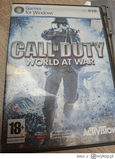 Infex - #gry #cod #callofduty
Witam 
Jako posiadacz tej o to gierki na pc z dawnych l...